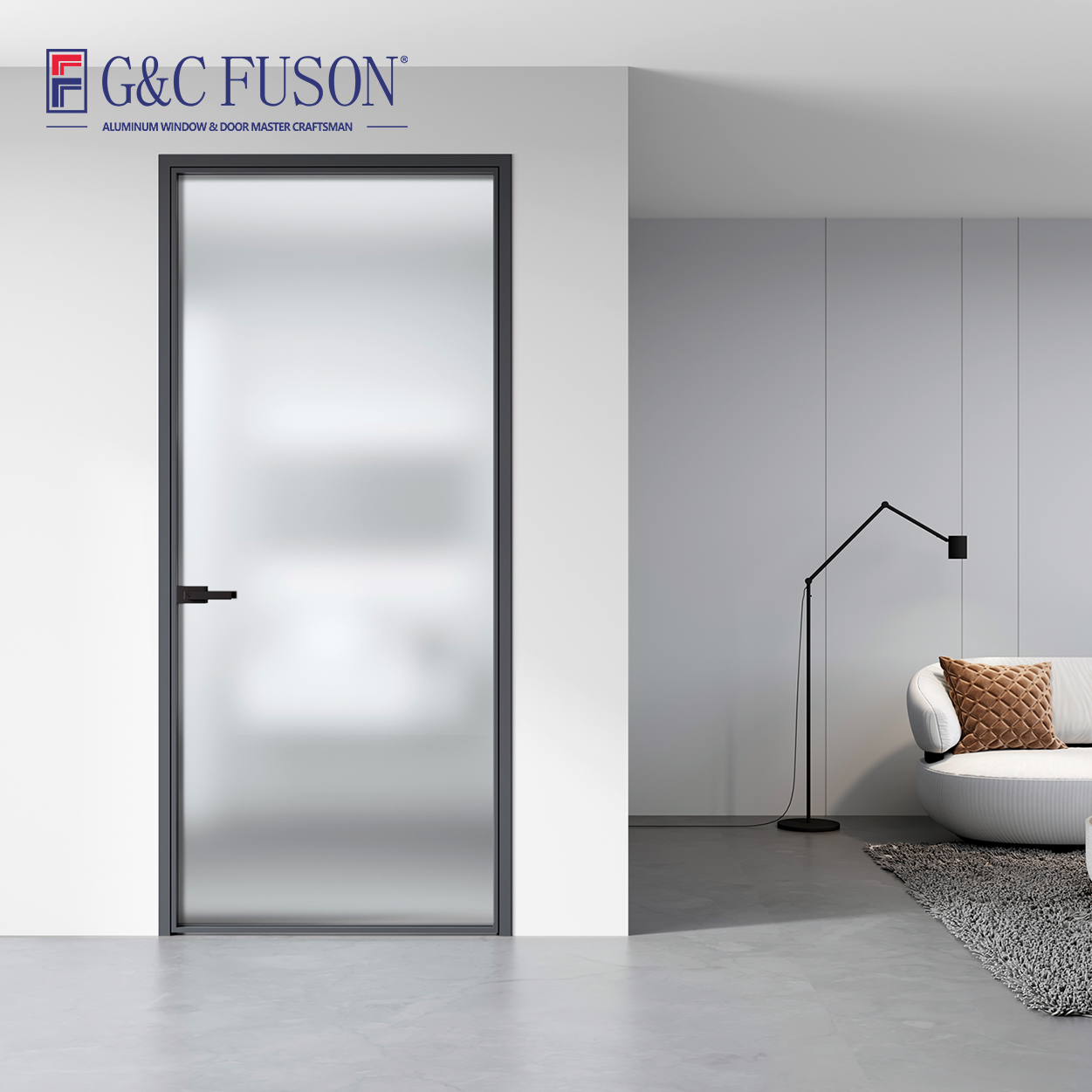 Minimalist style casement door series