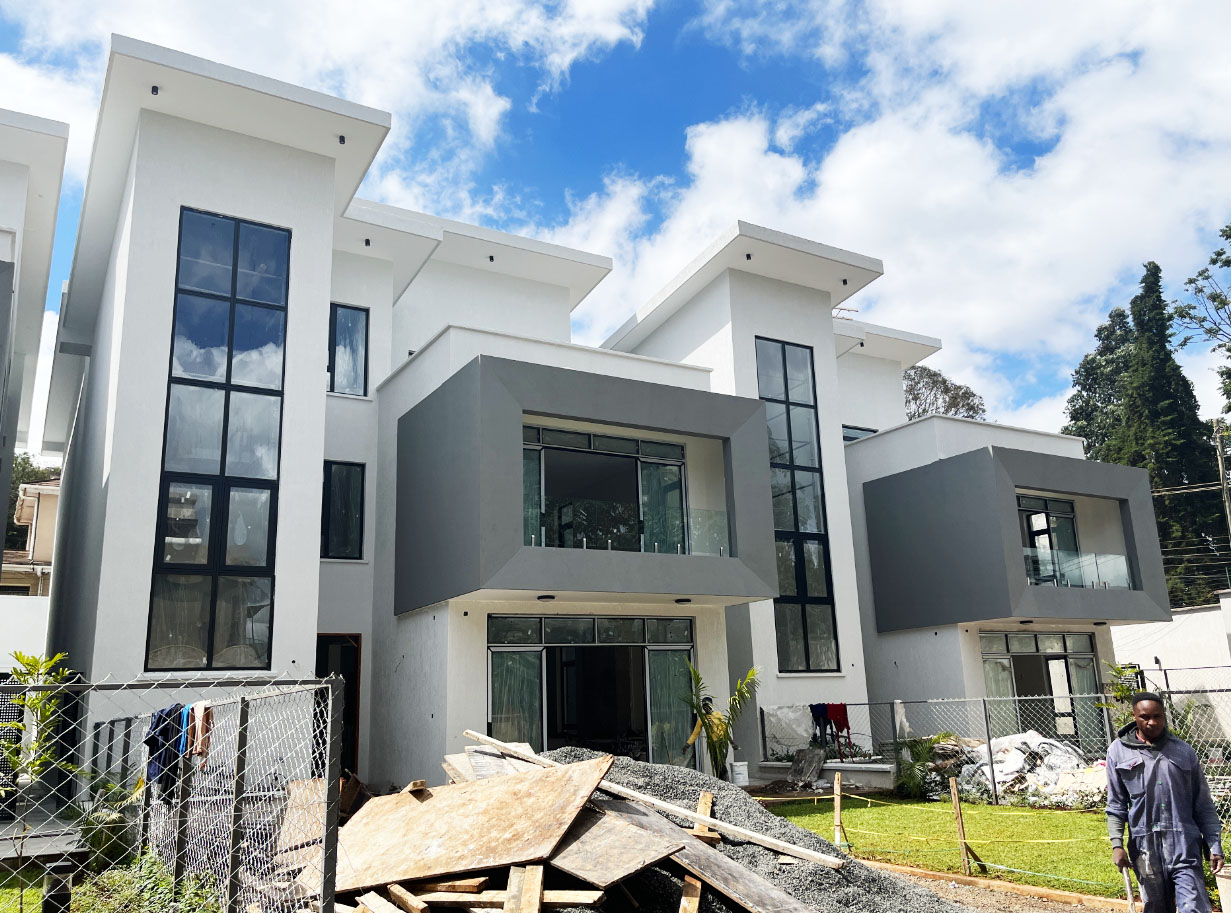 Fuson sliding window for villas project in Kenya